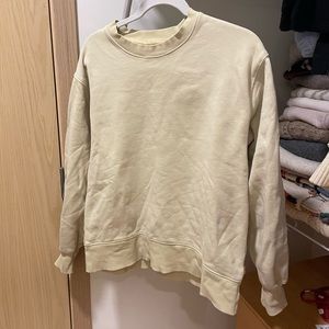 TNA boyfriend cozy fleece crew neck